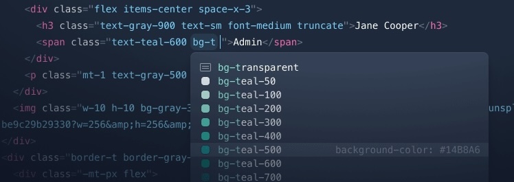tailwind-intellisense